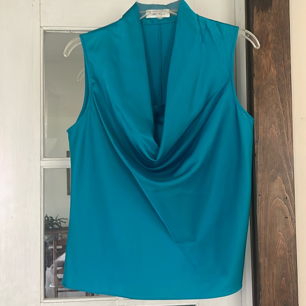 Calvin Klein woman’s shell blouse size small